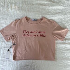 PRAYING Charli XCX Statues Crop Top, Size L